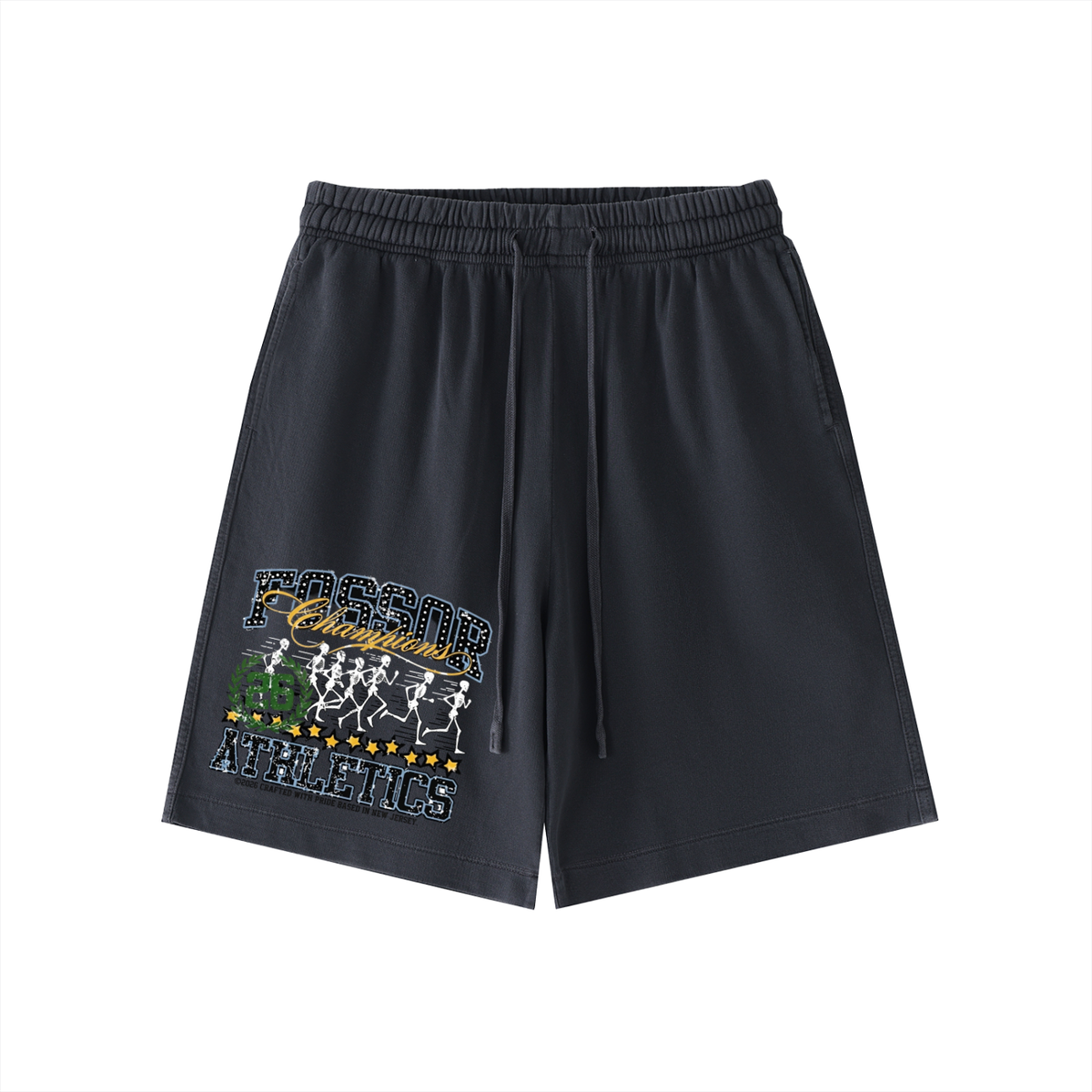 Fossor Athletics Vintage Wash Cotton Shorts