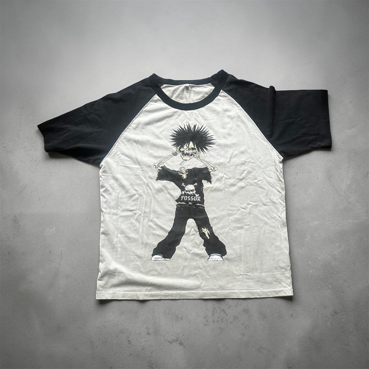 Color-Blocked Raglan Sleeve T-Shirt